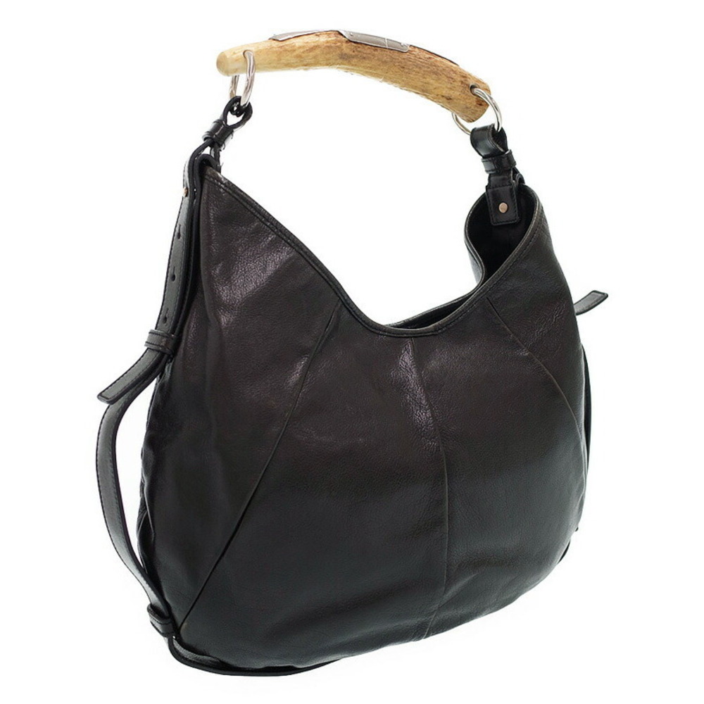 SAINT LAURENT Yves Mombasa Shoulder Bag - Picture 2 of 9